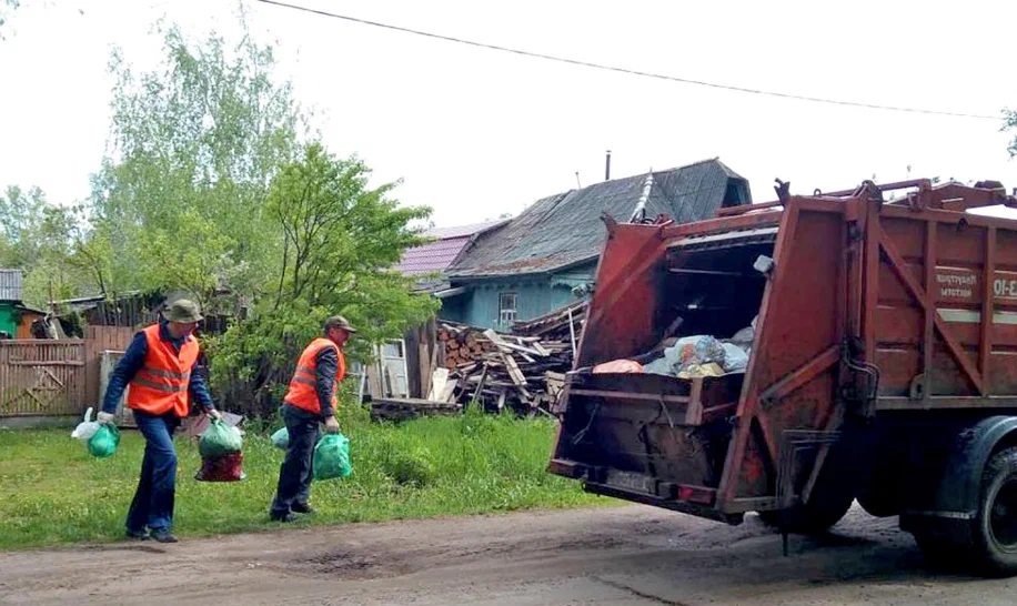 Вывоз мусора из частного дома в Новоалтайске в октябре